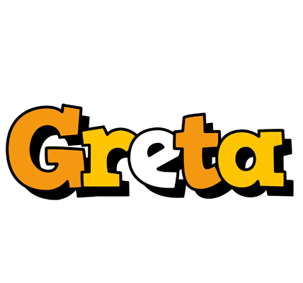 Greta cartoon logo