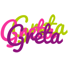 Greta flowers logo