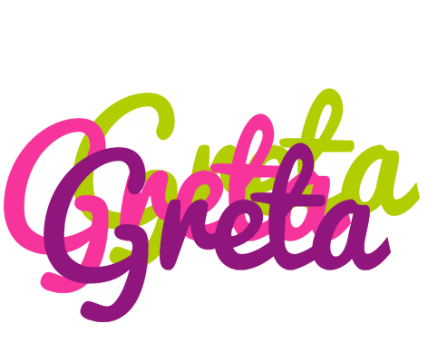 Greta flowers logo