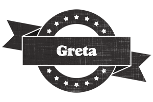 Greta grunge logo