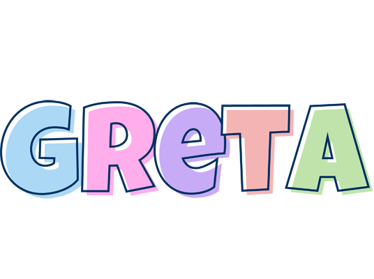 Greta pastel logo