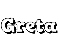 Greta snowing logo