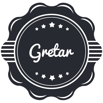 Gretar badge logo