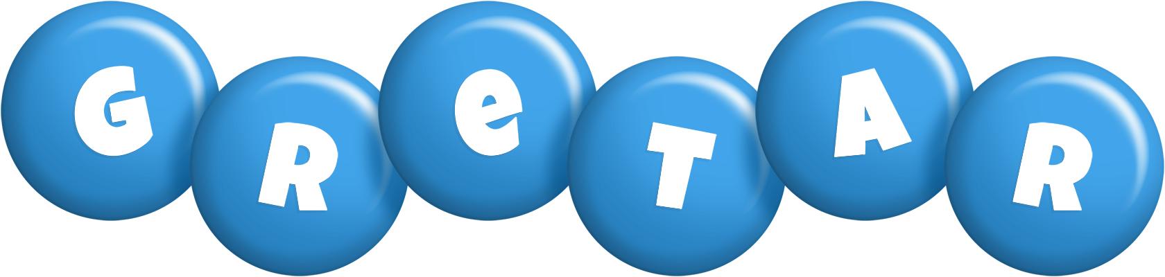 Gretar candy-blue logo