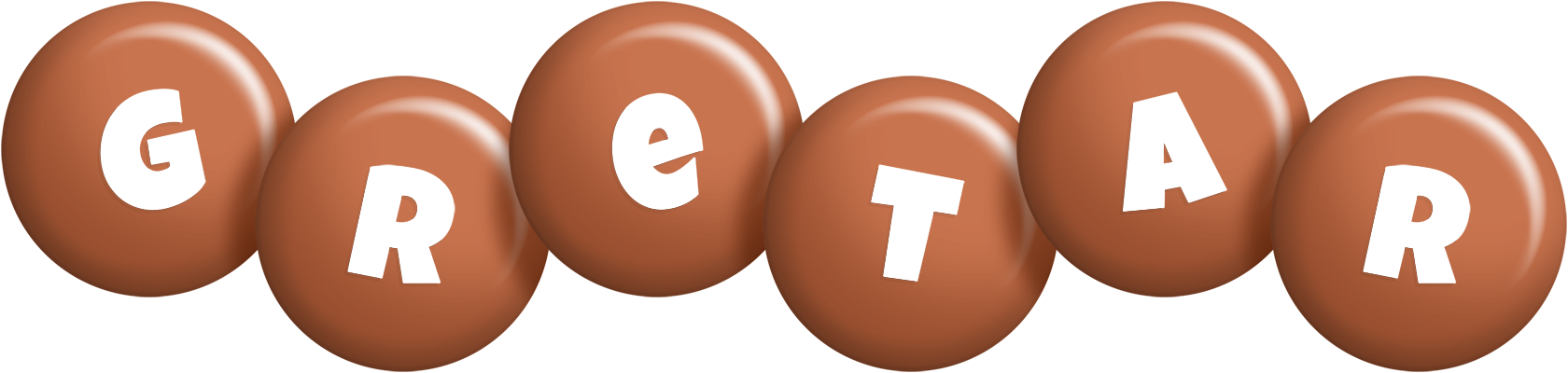 Gretar candy-brown logo