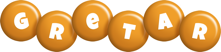 Gretar candy-orange logo