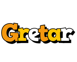 Gretar cartoon logo