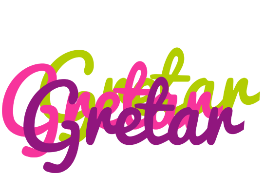 Gretar flowers logo