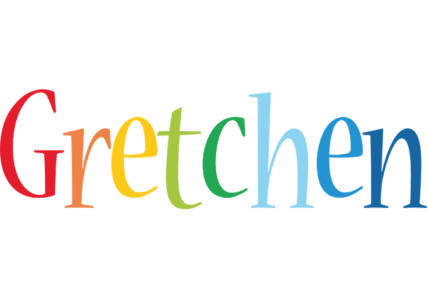 Gretchen birthday logo