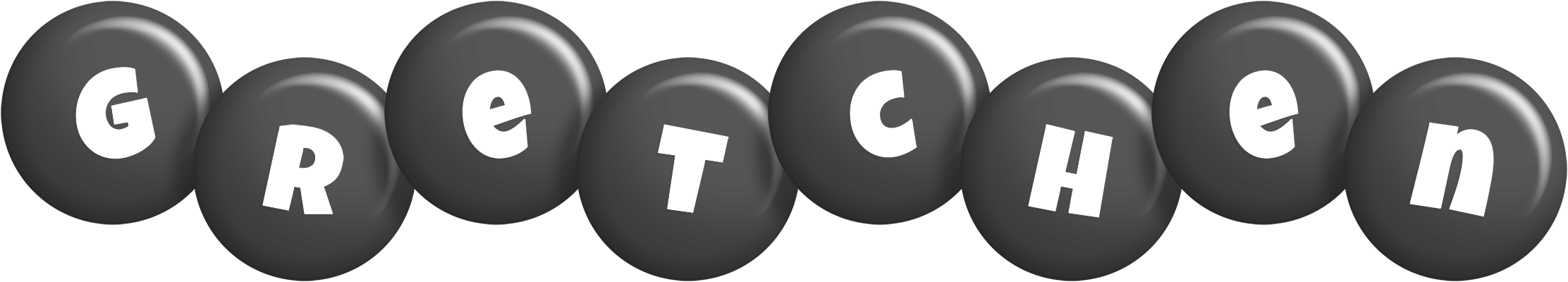 Gretchen candy-black logo