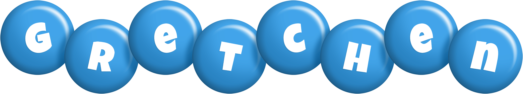 Gretchen candy-blue logo
