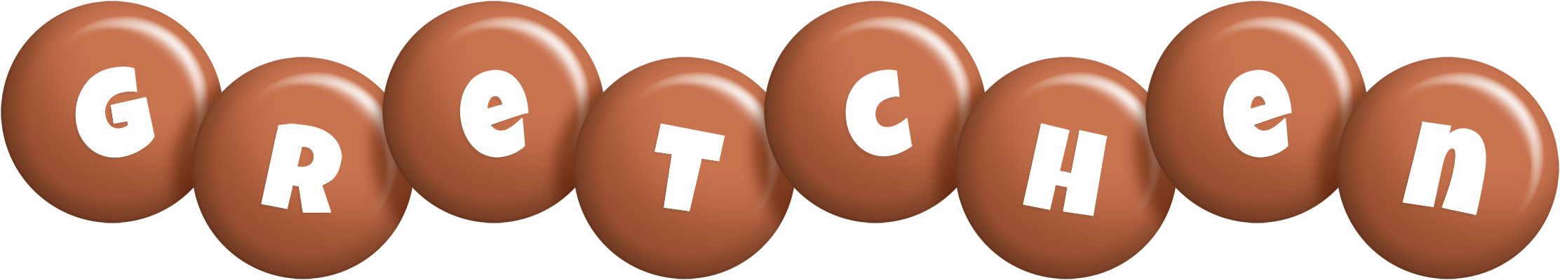 Gretchen candy-brown logo
