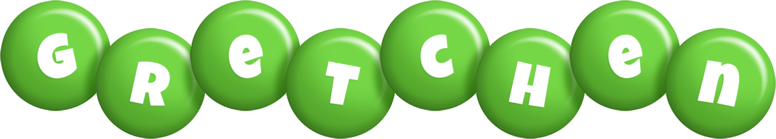 Gretchen candy-green logo