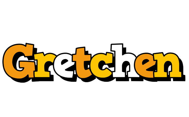 Gretchen cartoon logo