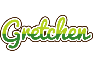 Gretchen golfing logo