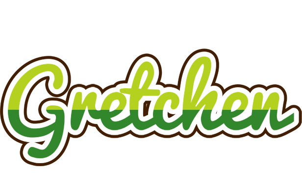 Gretchen golfing logo
