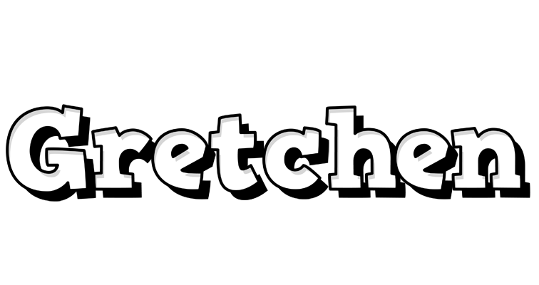 Gretchen snowing logo