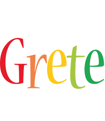 Grete birthday logo