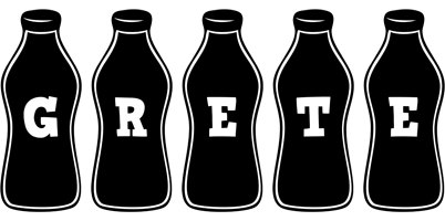 Grete bottle logo