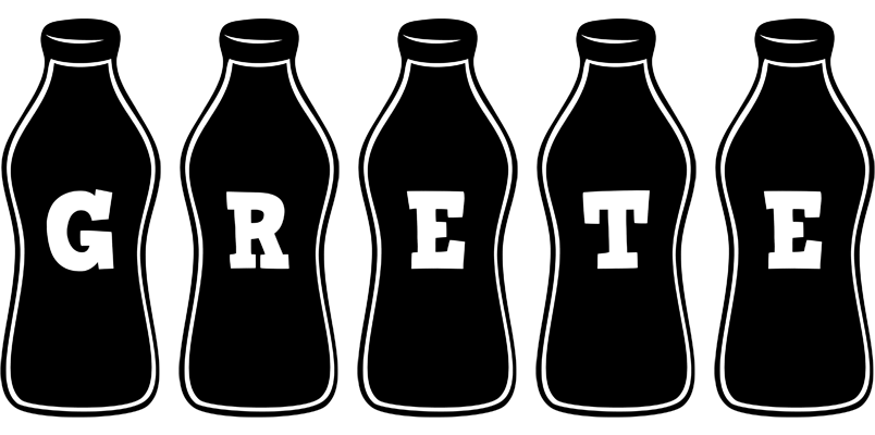 Grete bottle logo