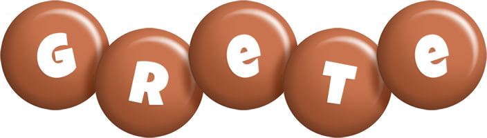 Grete candy-brown logo