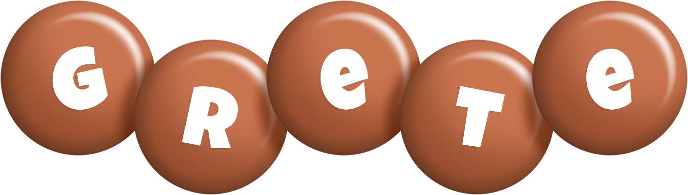 Grete candy-brown logo