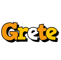 Grete cartoon logo