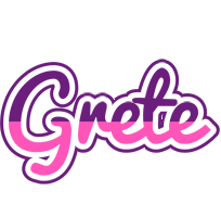 Grete cheerful logo