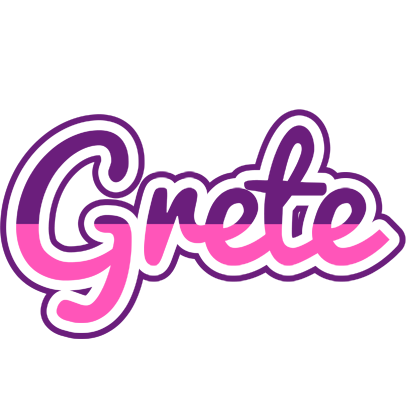 Grete cheerful logo