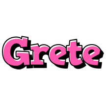 Grete girlish logo