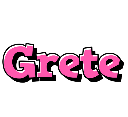 Grete girlish logo