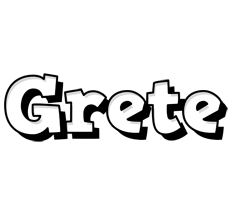 Grete snowing logo