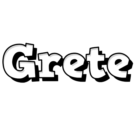 Grete snowing logo