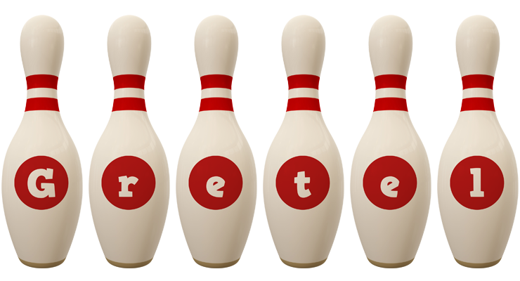 Gretel bowling-pin logo