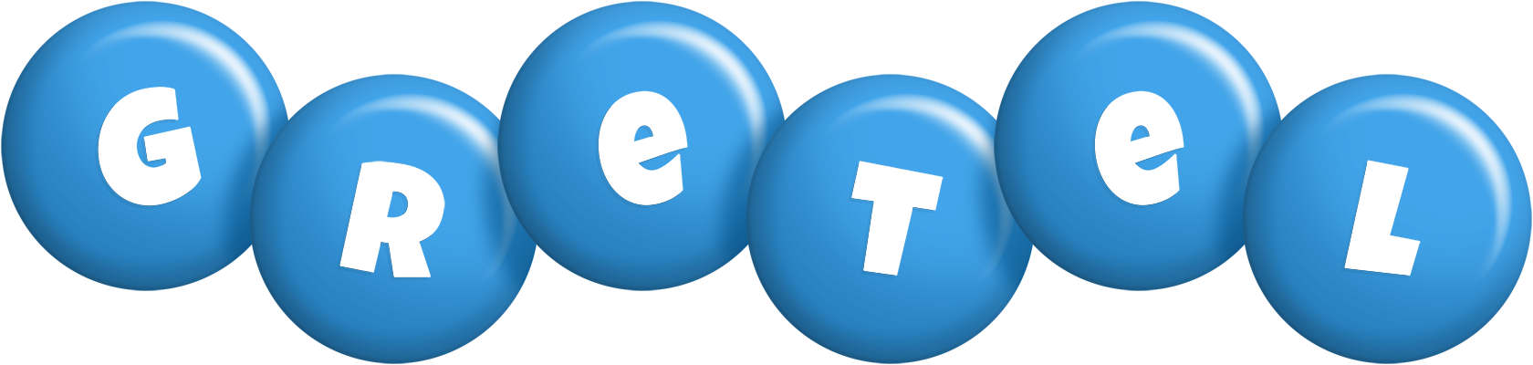 Gretel candy-blue logo
