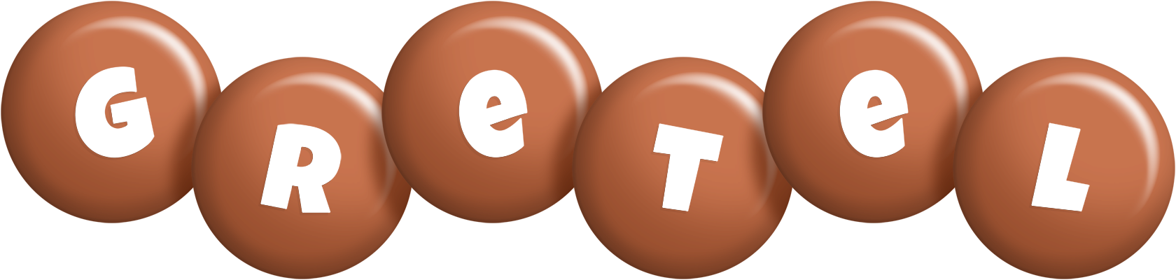 Gretel candy-brown logo