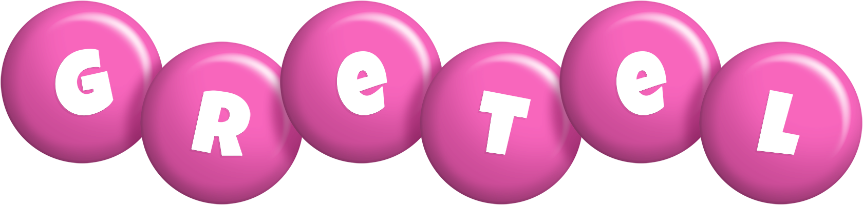 Gretel candy-pink logo