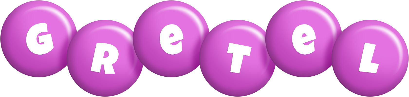 Gretel candy-purple logo