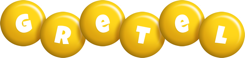 Gretel candy-yellow logo