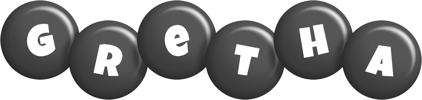 Gretha candy-black logo