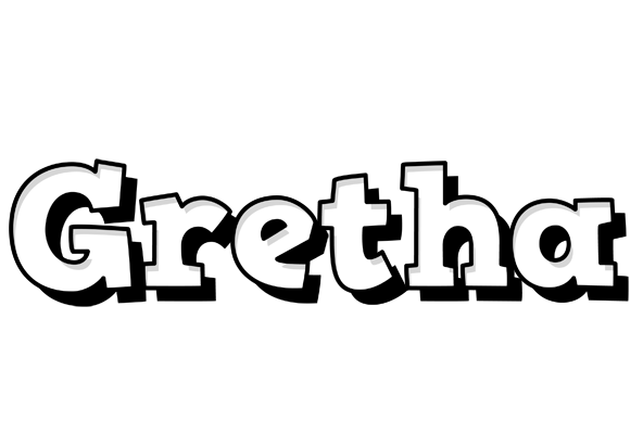 Gretha snowing logo