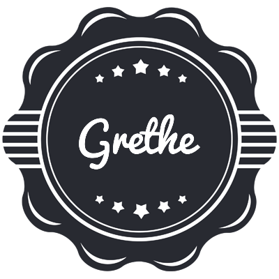 Grethe badge logo