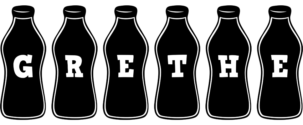 Grethe bottle logo