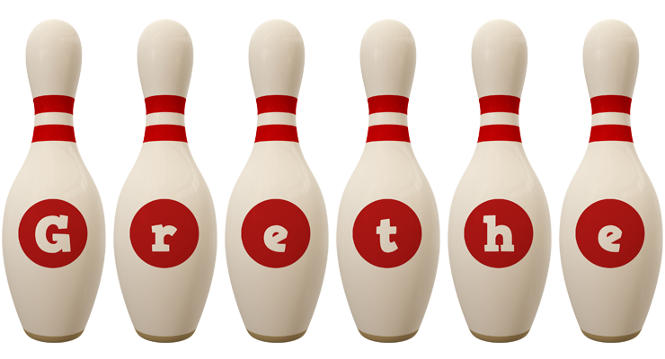 Grethe bowling-pin logo