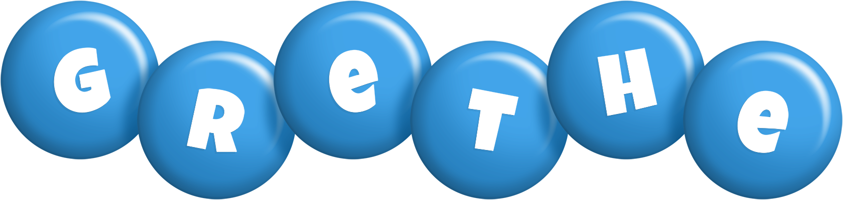 Grethe candy-blue logo