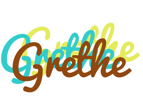 Grethe cupcake logo