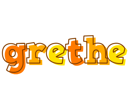 Grethe desert logo