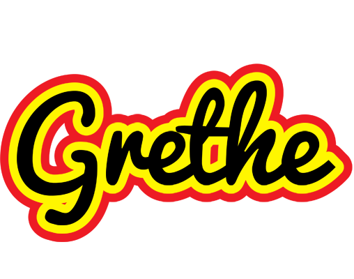 Grethe flaming logo