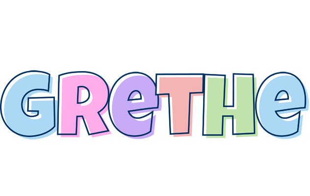 Grethe pastel logo