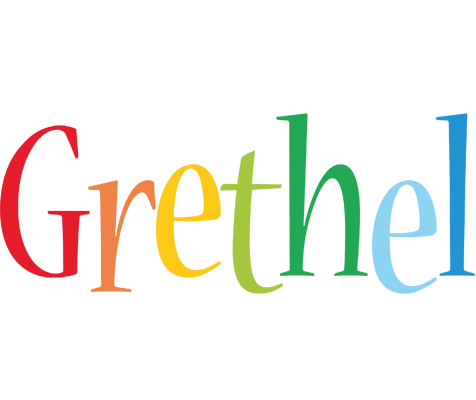 Grethel birthday logo